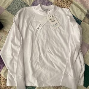 Mock neck long sleeve Zara shirt NWT M